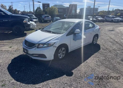 2013 Honda Civic Lx z USA, uszkodzony, nr VIN 19XFB2F59DE061542